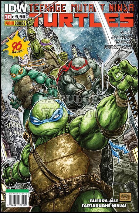 TEENAGE MUTANT NINJA TURTLES #    38